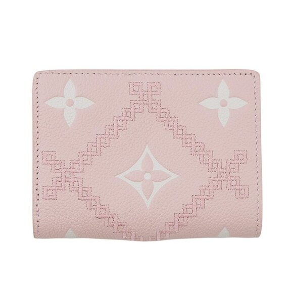 LOUIS VUITTON Portefeuille Claire Monogram Empreinte Leather Belvedere Pink - Picture 2 of 9